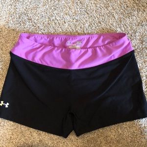 Under armor spandex shorts
